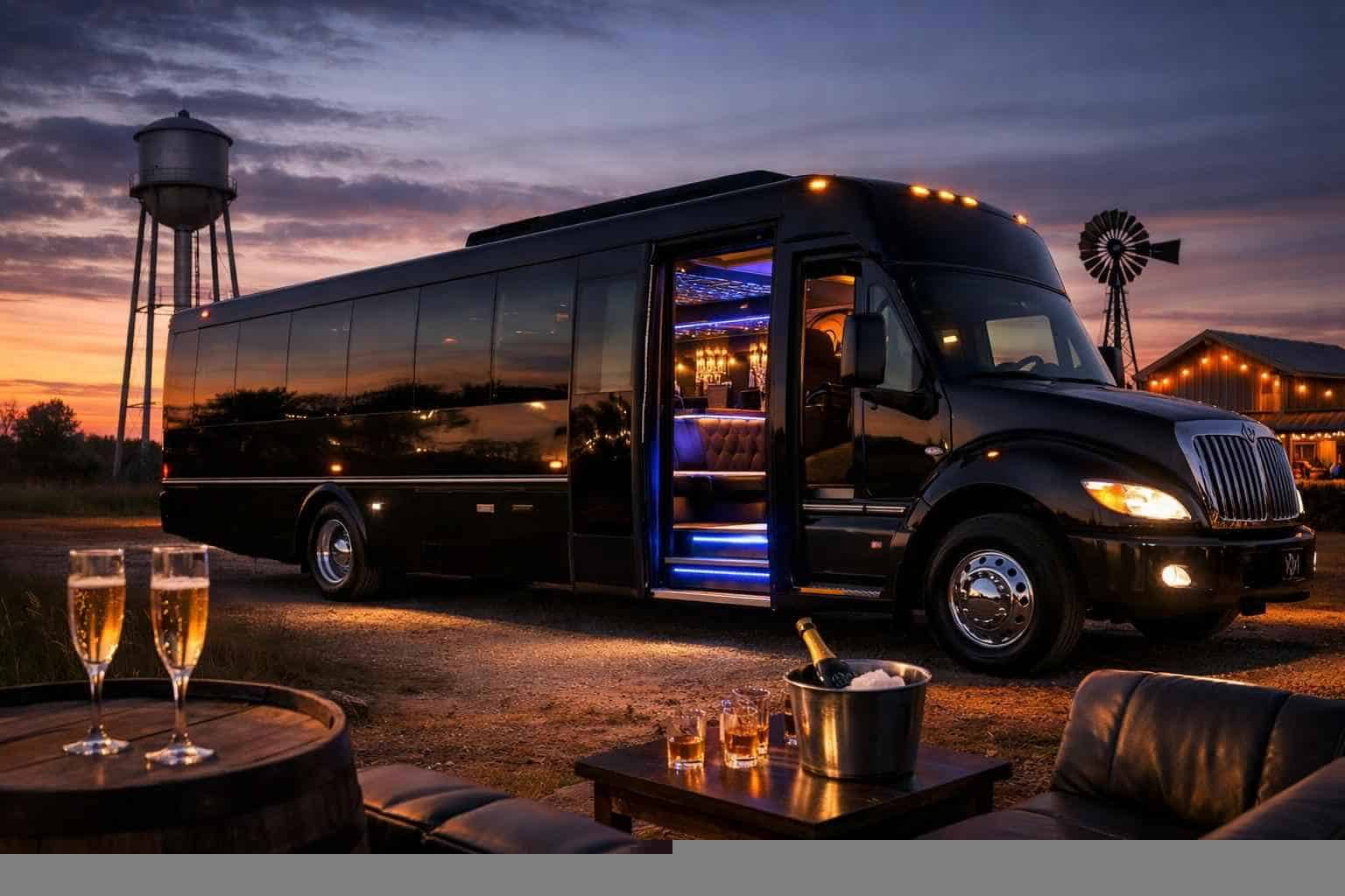Party Bus Rental Near Me Elgin TX