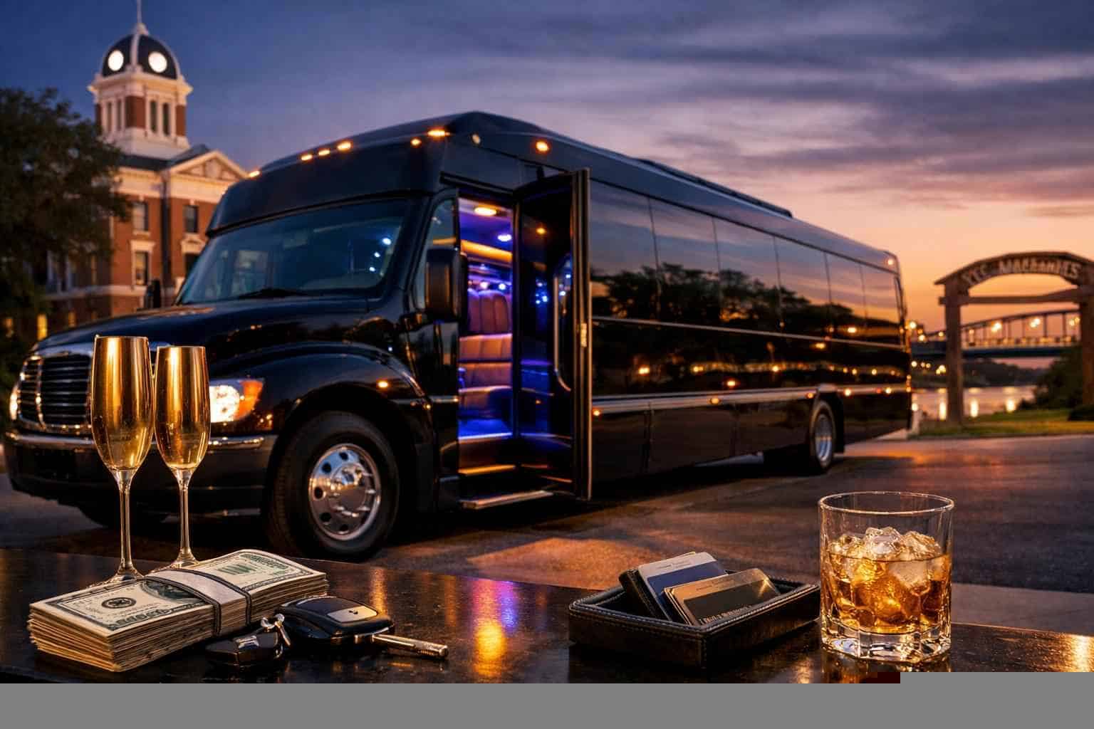 Party Bus Rental Prices in Bastrop TX