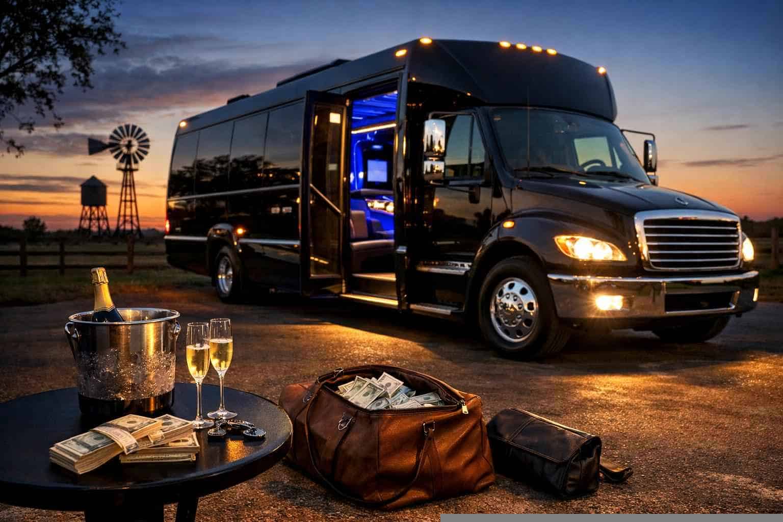 Party Bus Rental Prices in Elgin TX
