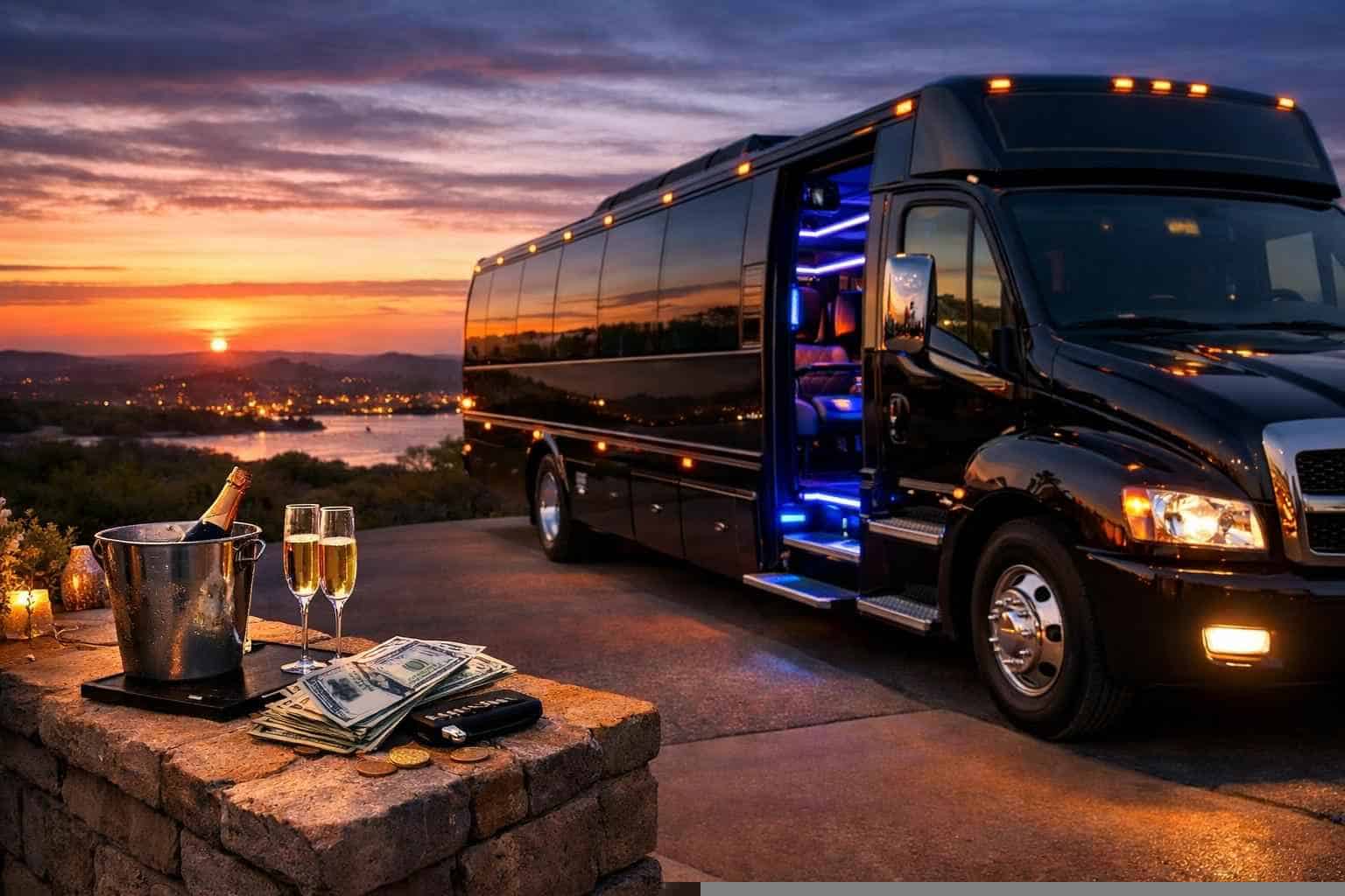 Party Bus Rental Prices in Sunset Valley TX