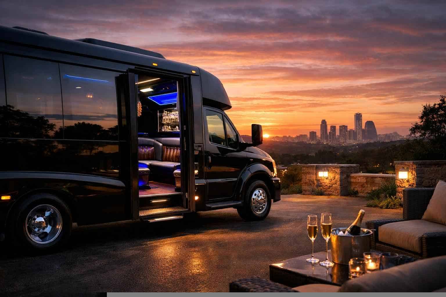 Party Bus Rental Services in Sunset Valley Texas