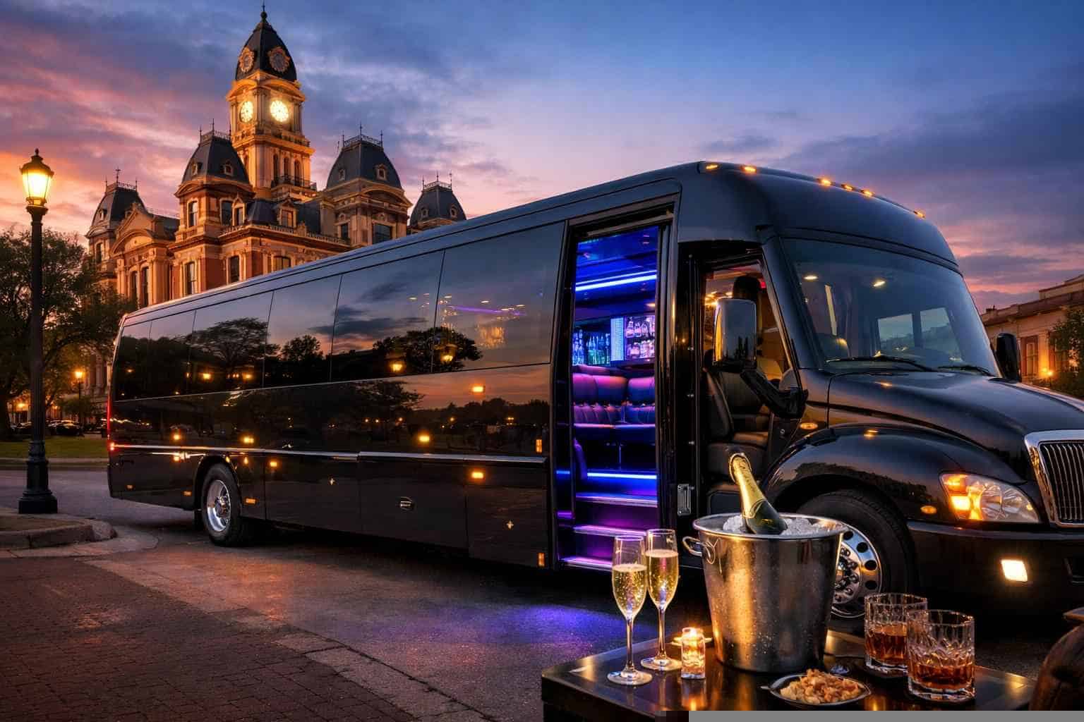 Party Bus Rental In Lockhart Texas Party Bus Service Lockhart TX