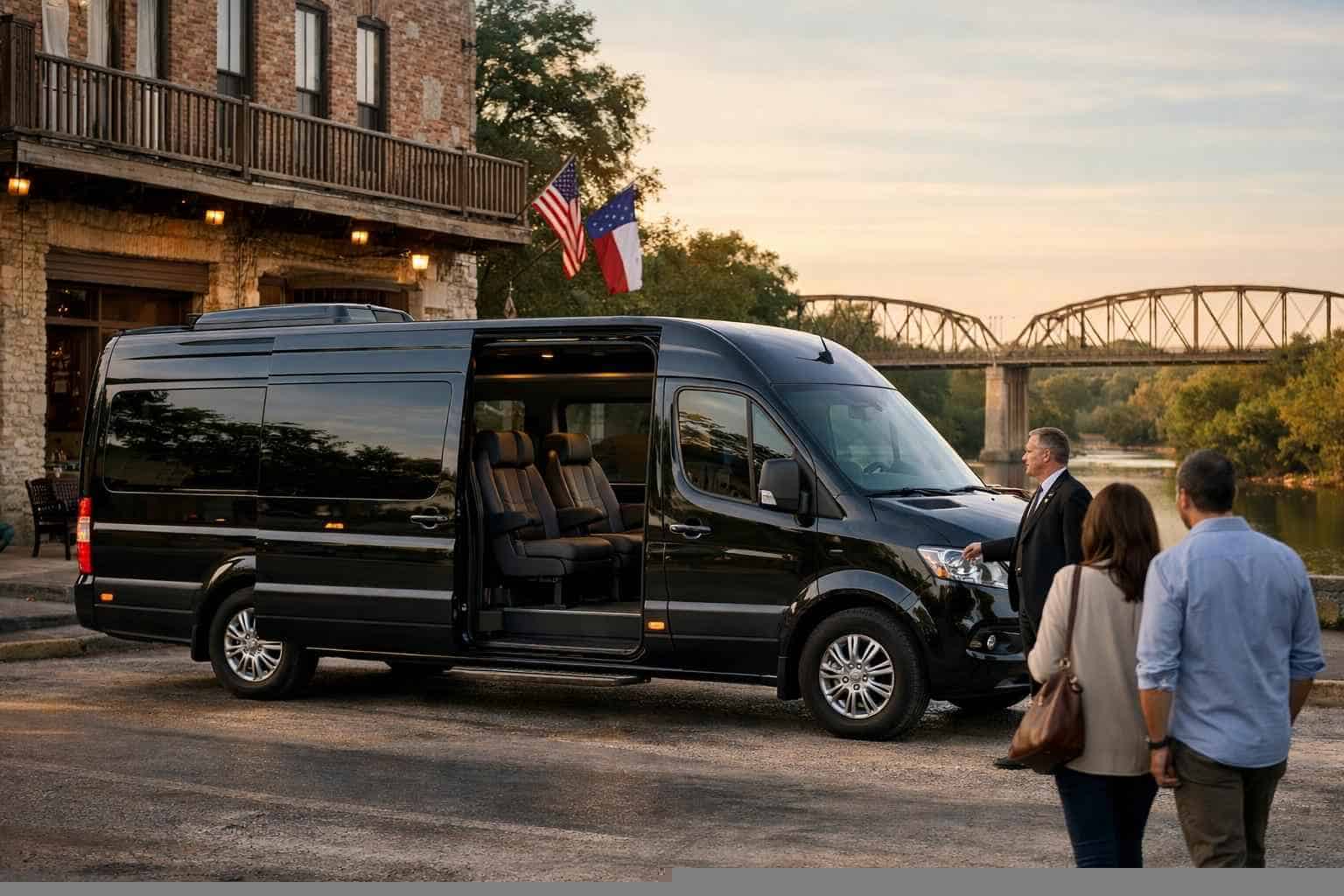 Passenger Van with Driver in Bastrop TX
