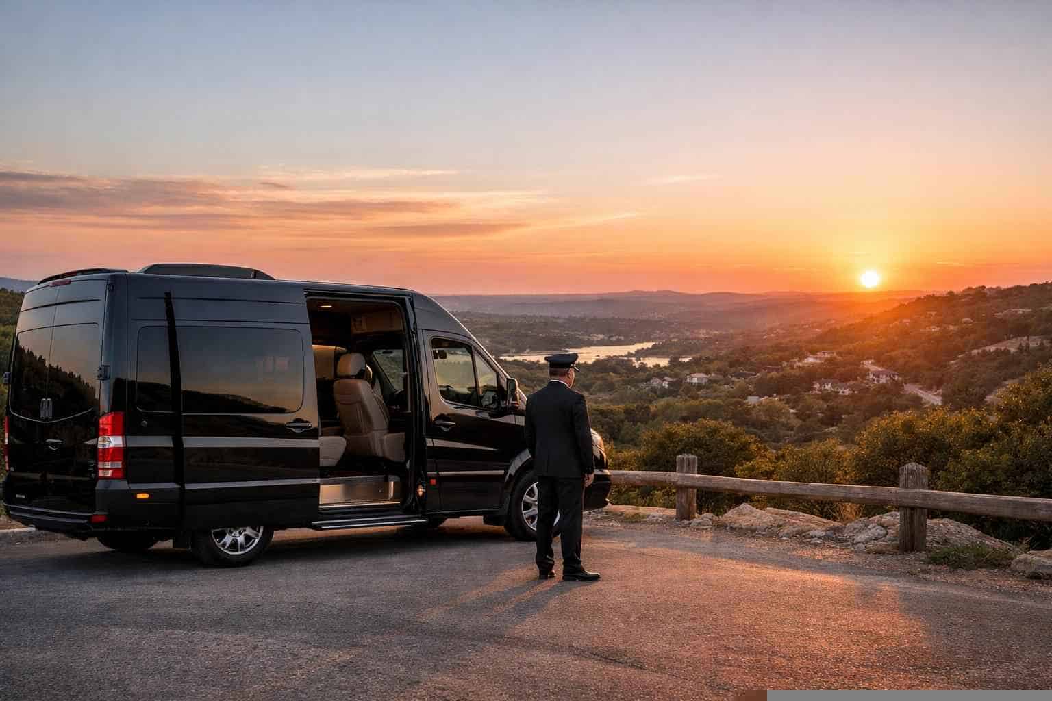 Passenger Van With Driver In Sunset Valley Texas Passenger Van with Driver in Sunset Valley TX
