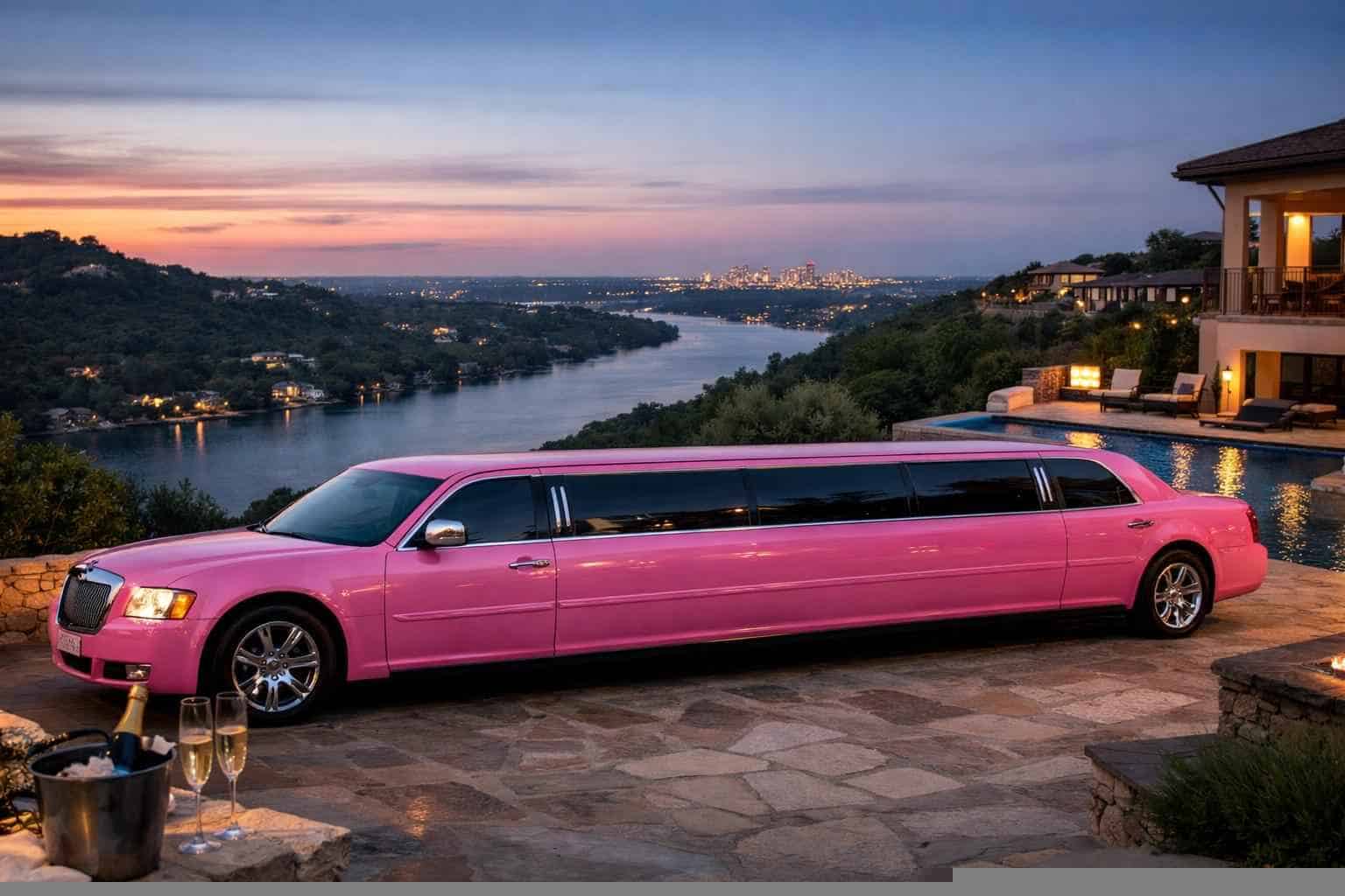 Pink Limo Rental In West Lake Hills Texas Pink Limo Rental Near Me West Lake Hills TX