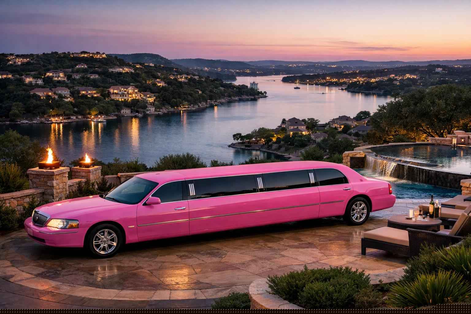 Pink Limo Rental Prices in Lakeway TX