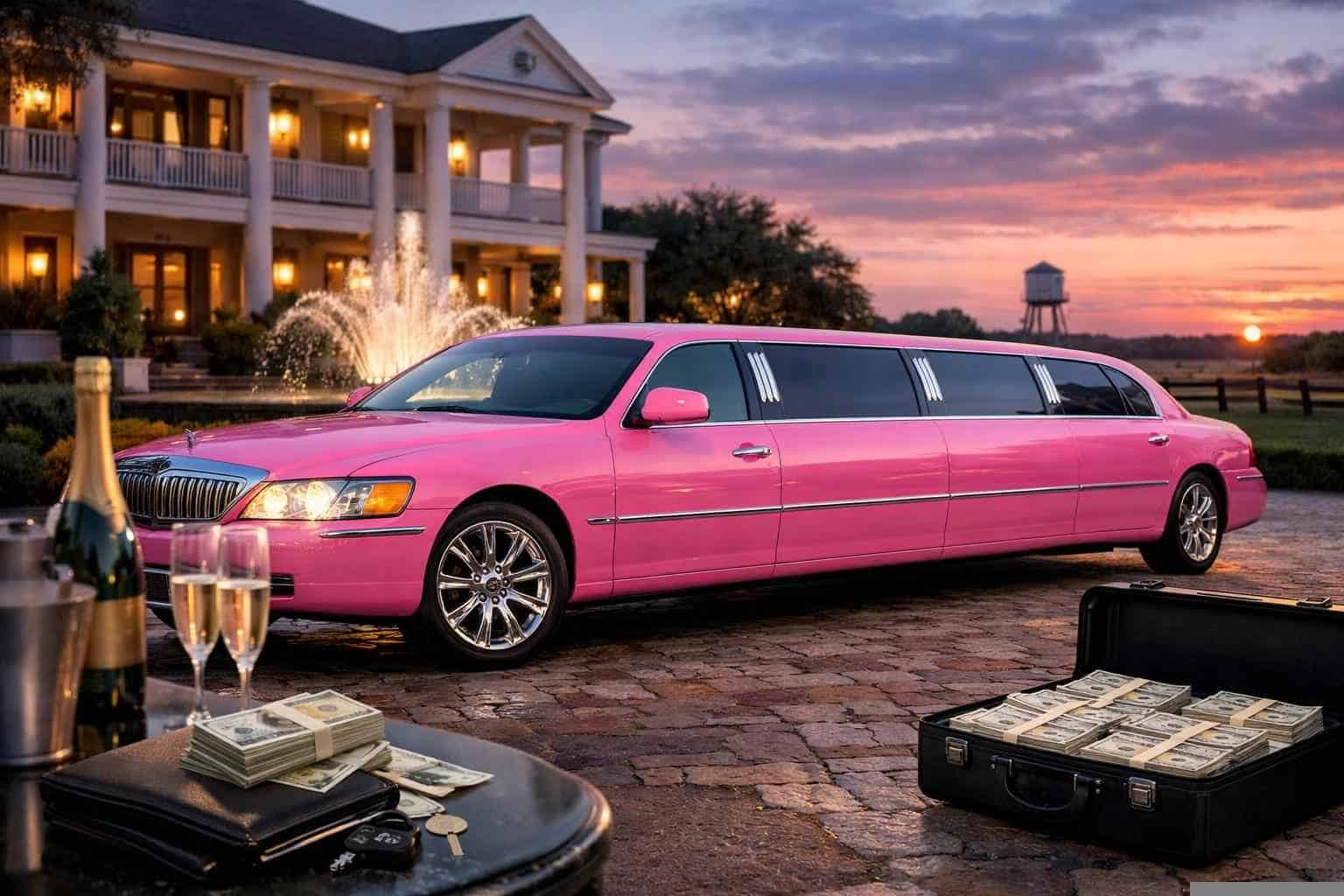Pink Limo Rental In Lockhart Texas Pink Limo Rental Prices in Lockhart TX