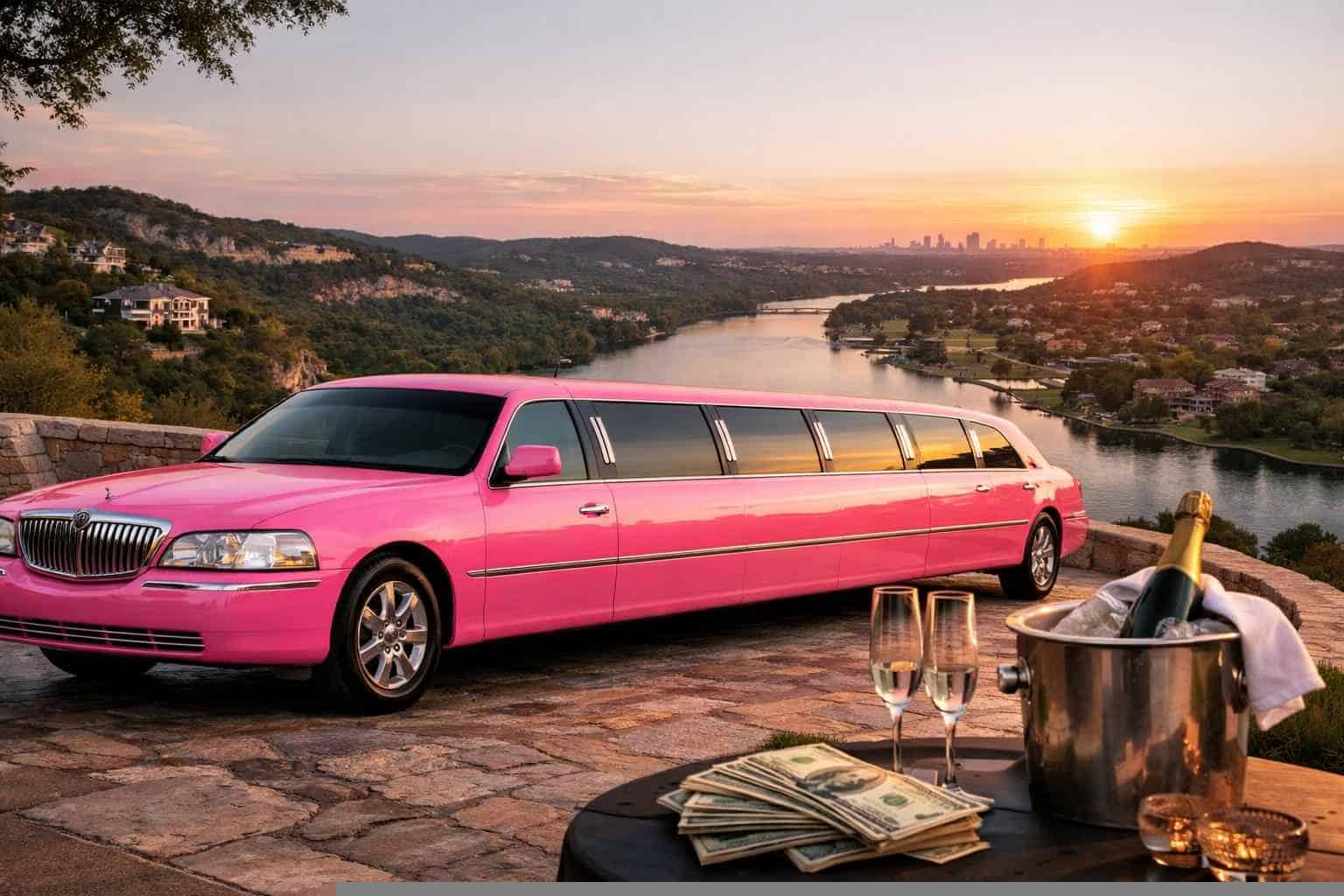 Pink Limo Rental In West Lake Hills Texas Pink Limo Rental Prices in West Lake Hills TX