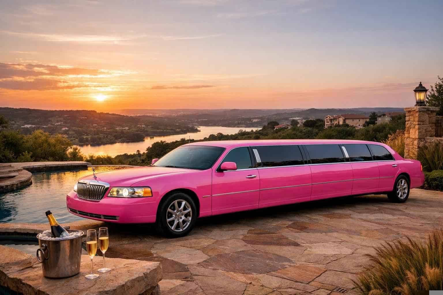 Pink Limo Rental Services in Bee Cave Texas