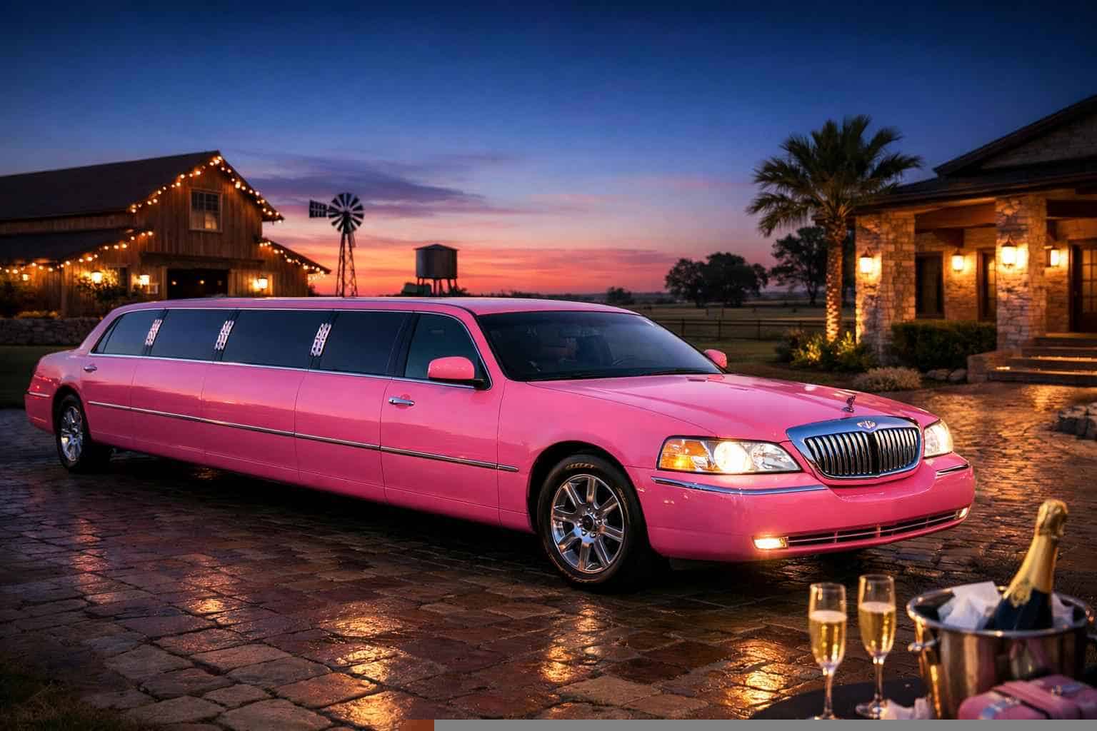 Pink Limo Rental Services in Elgin Texas