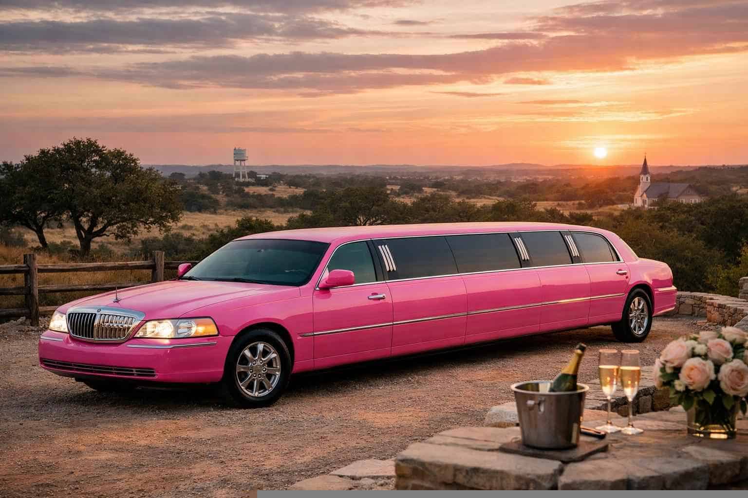 Pink Limo Rental Services in Liberty Hill Texas