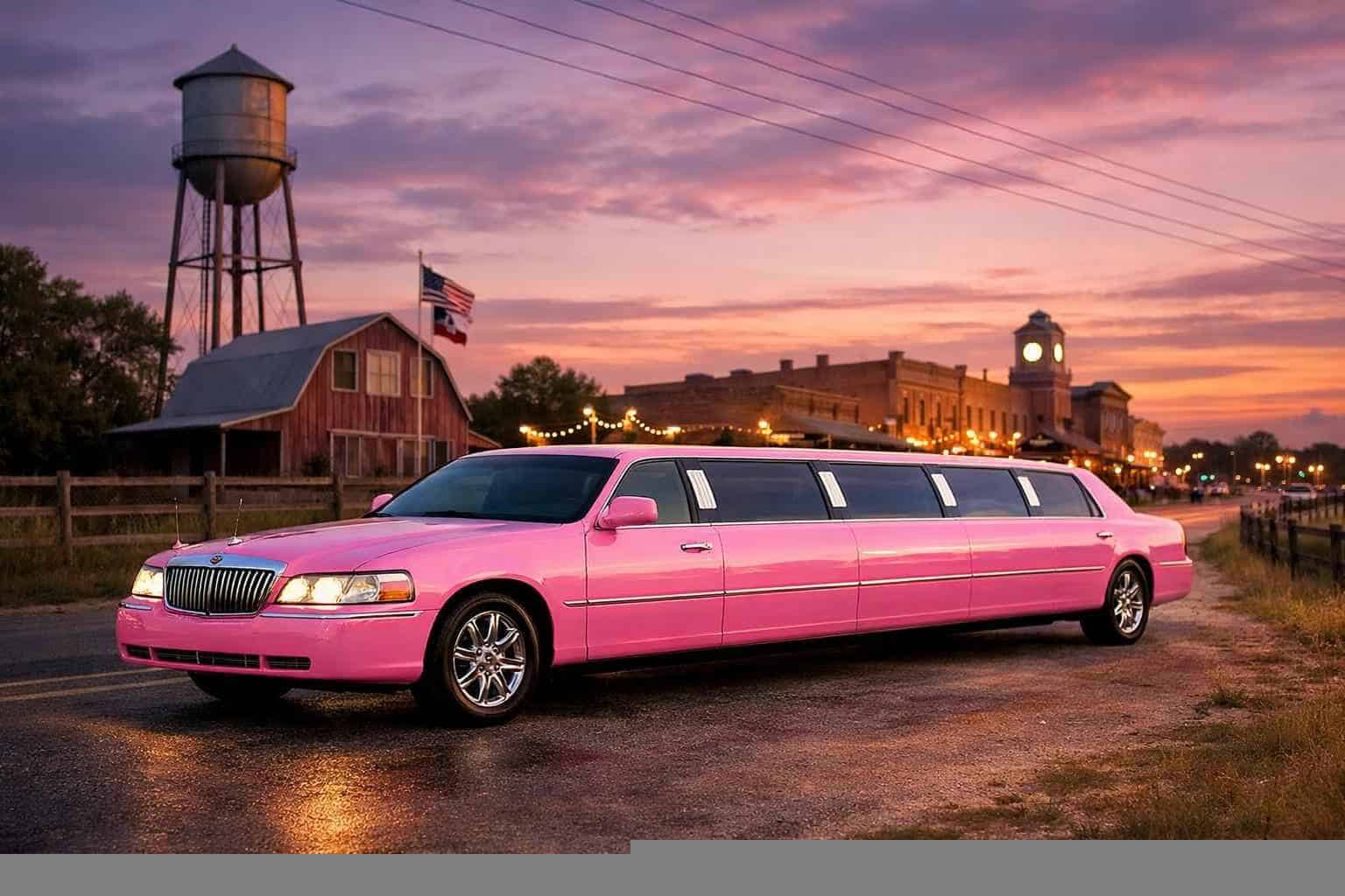 Pink Limousines in Elgin Texas