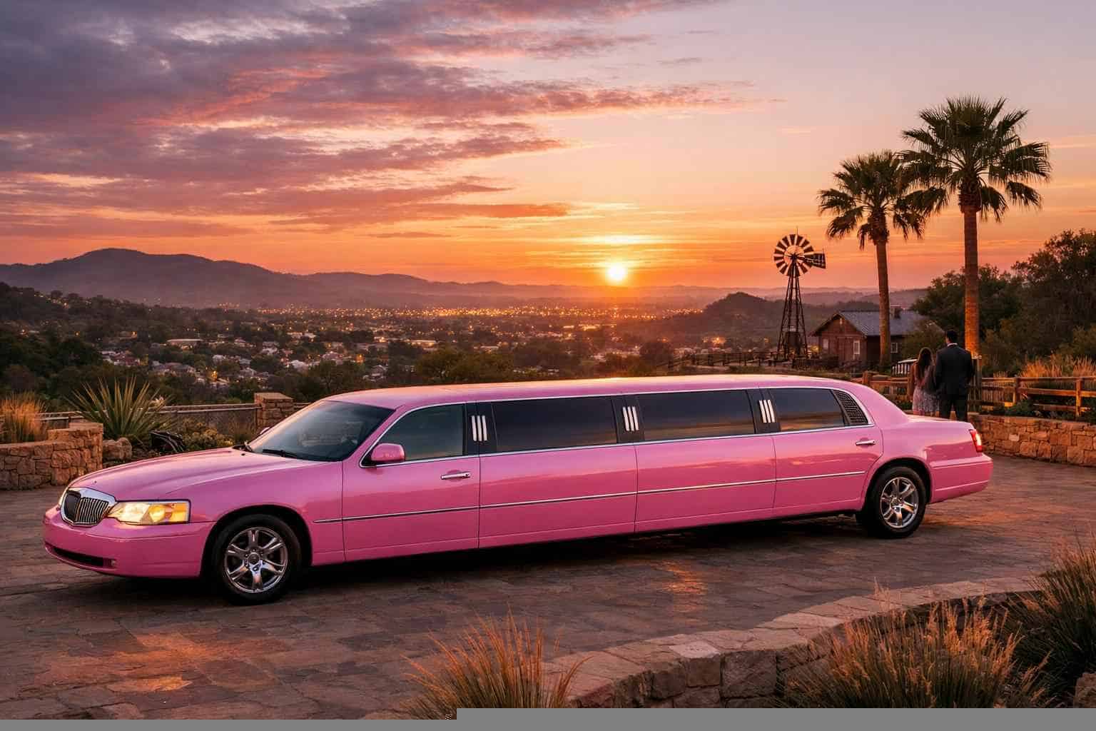 Pink Limo Rental In Sunset Valley Texas Pink Limousines in Sunset Valley Texas