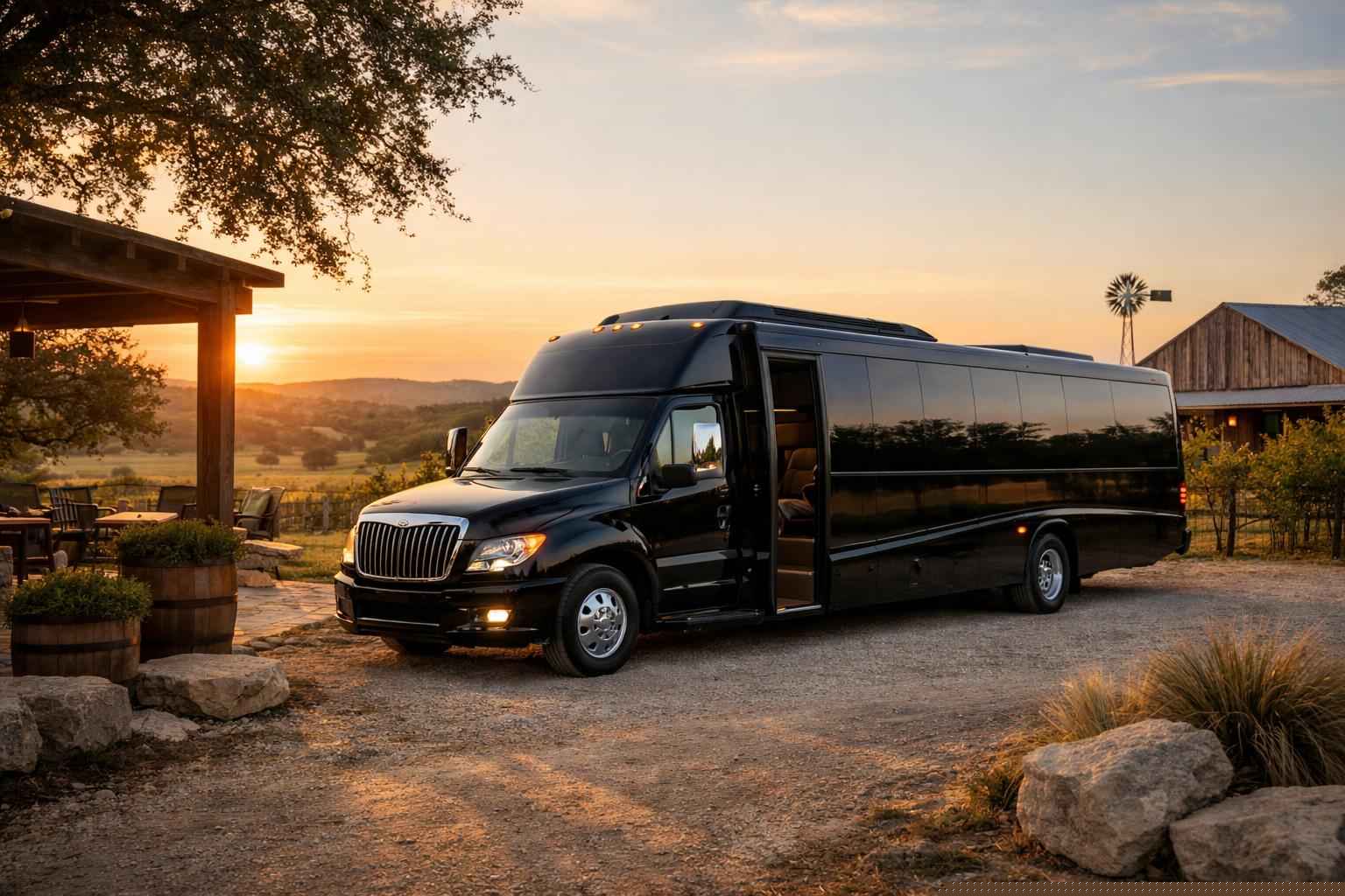 Shuttle Bus Rental Dripping Springs TX