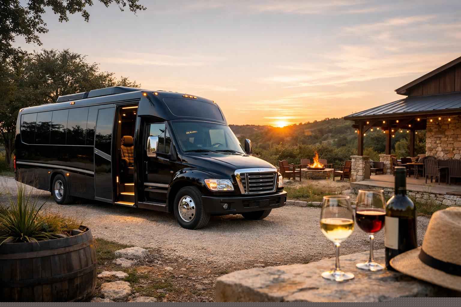 Shuttle Bus Rental Near Me Dripping Springs TX