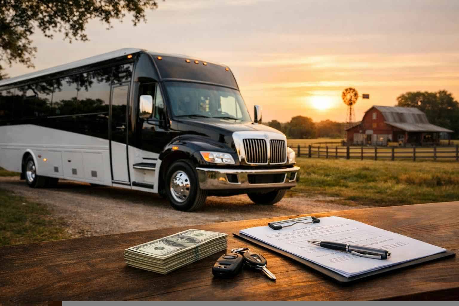 Shuttle Bus Rental Prices in Elgin TX