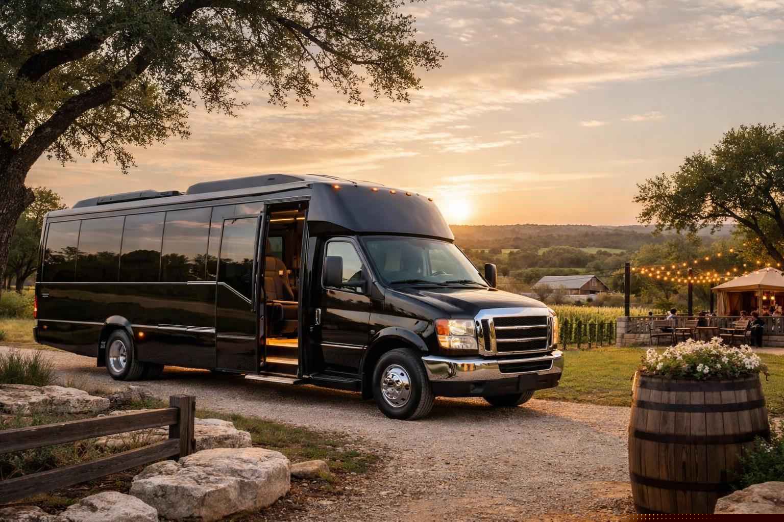 Shuttle Bus Service Dripping Springs TX