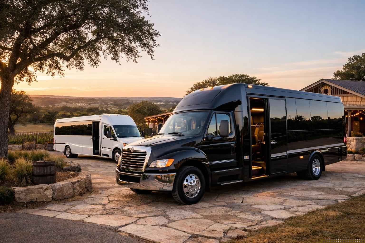Shuttle Buses in Dripping Springs Texas