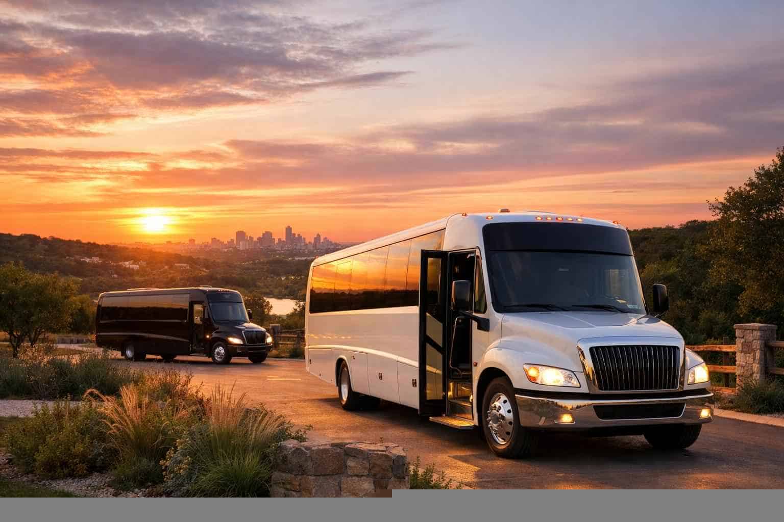 Shuttle Buses in Sunset Valley Texas