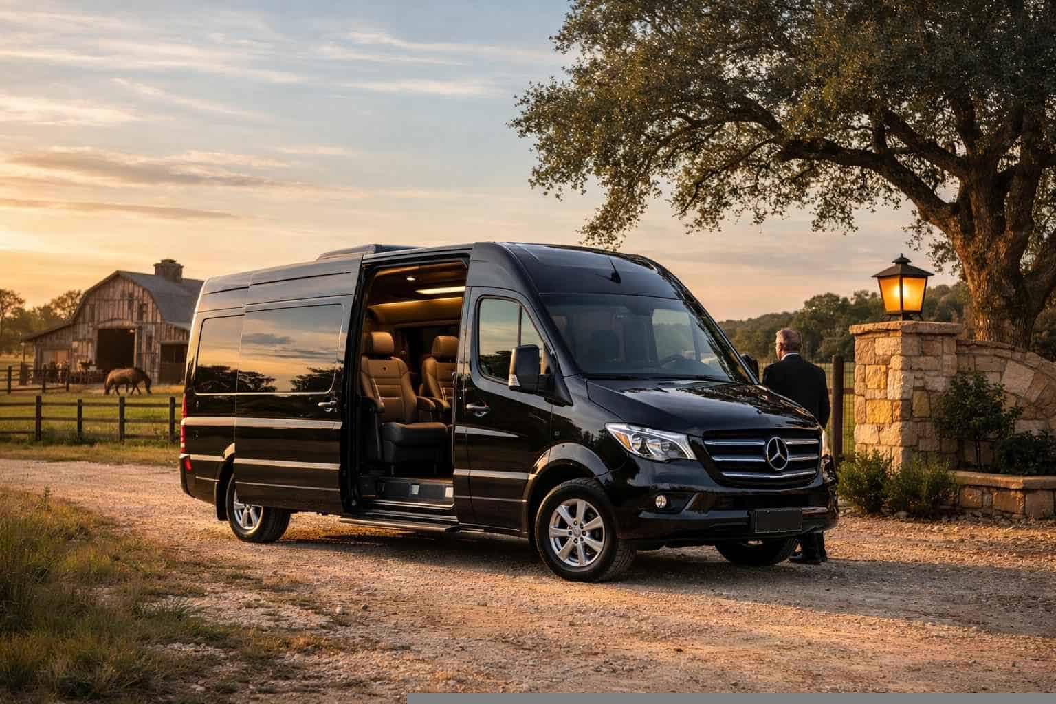 Sprinter Van Rental with Driver Services in Elgin Texas