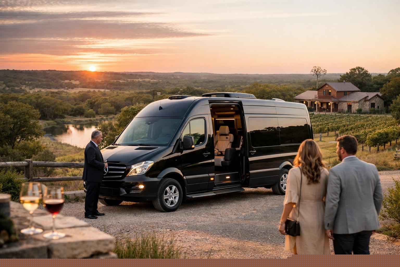Sprinter Van Service with Driver Dripping Springs TX