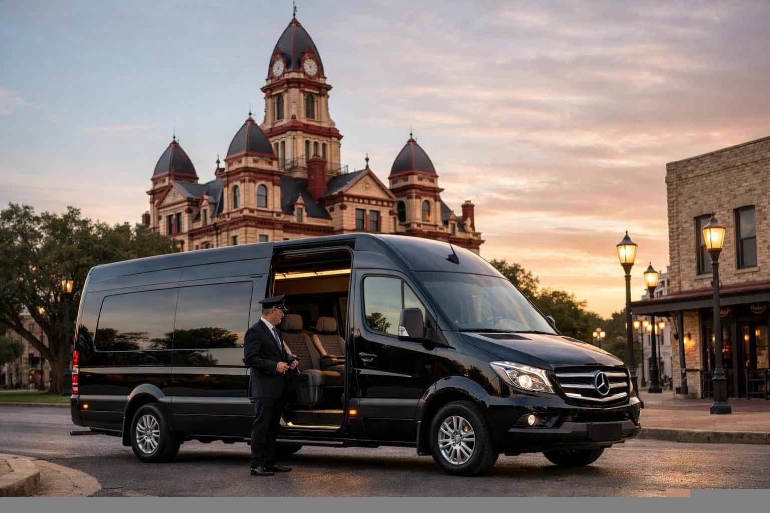 Sprinter Van Rental With Driver In Lockhart Texas Sprinter Van Service with Driver Lockhart TX