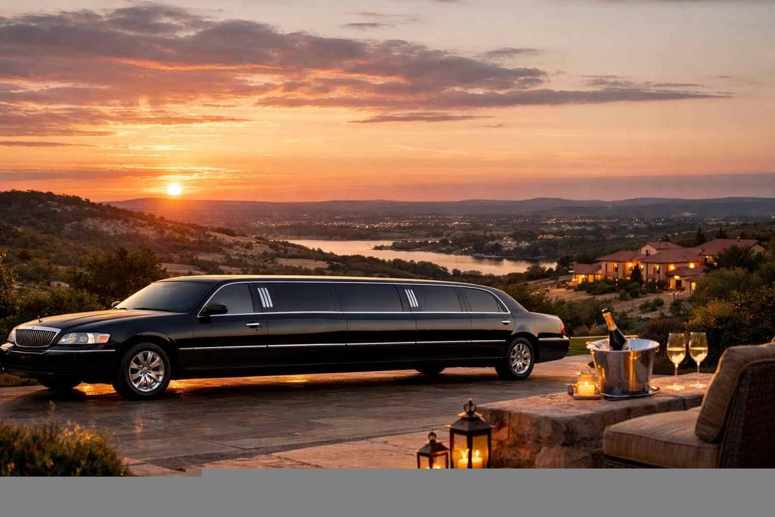 Sunset Valley Texas Black Limo Rental