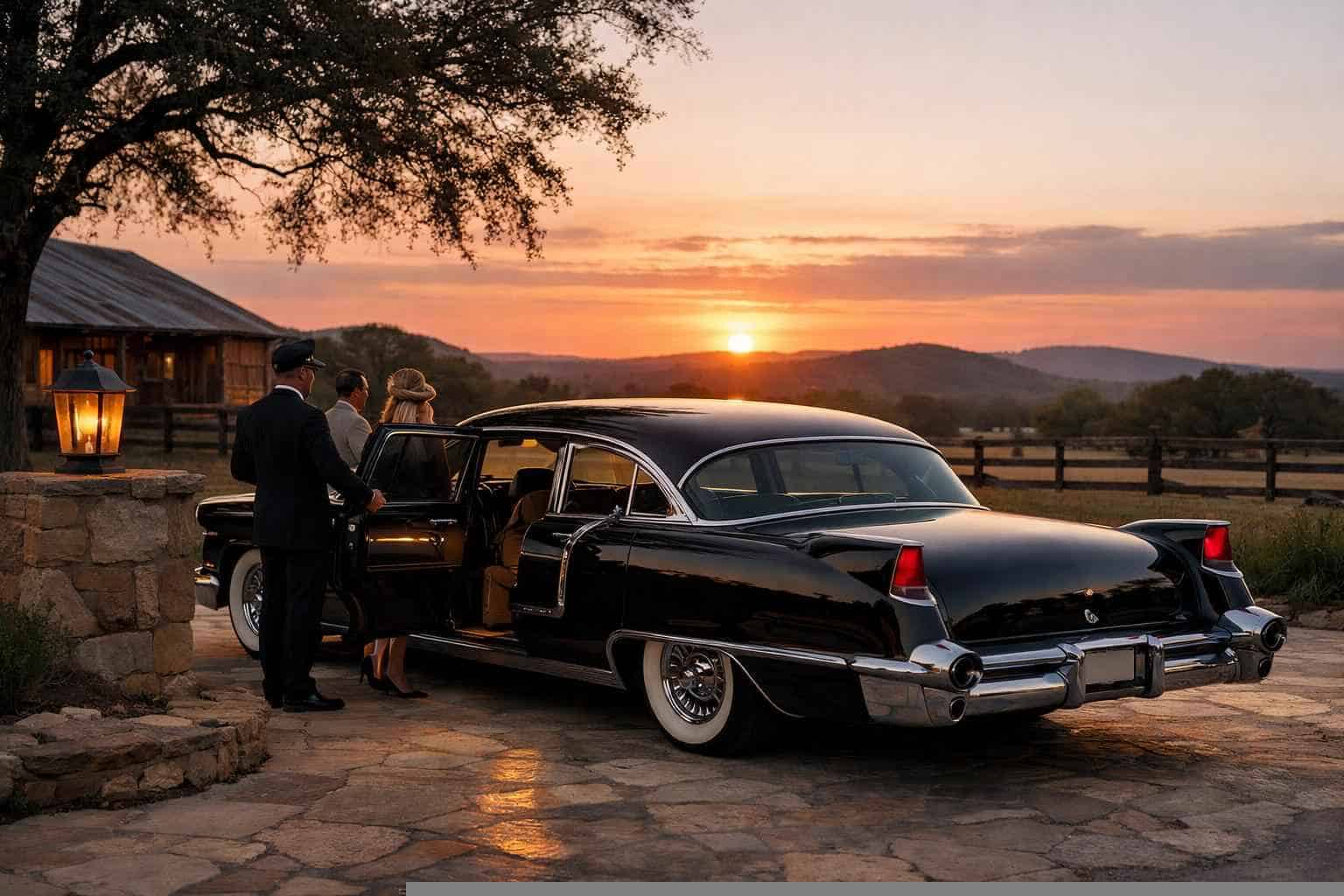 Sunset Valley Texas Classic Car Chauffeur Service