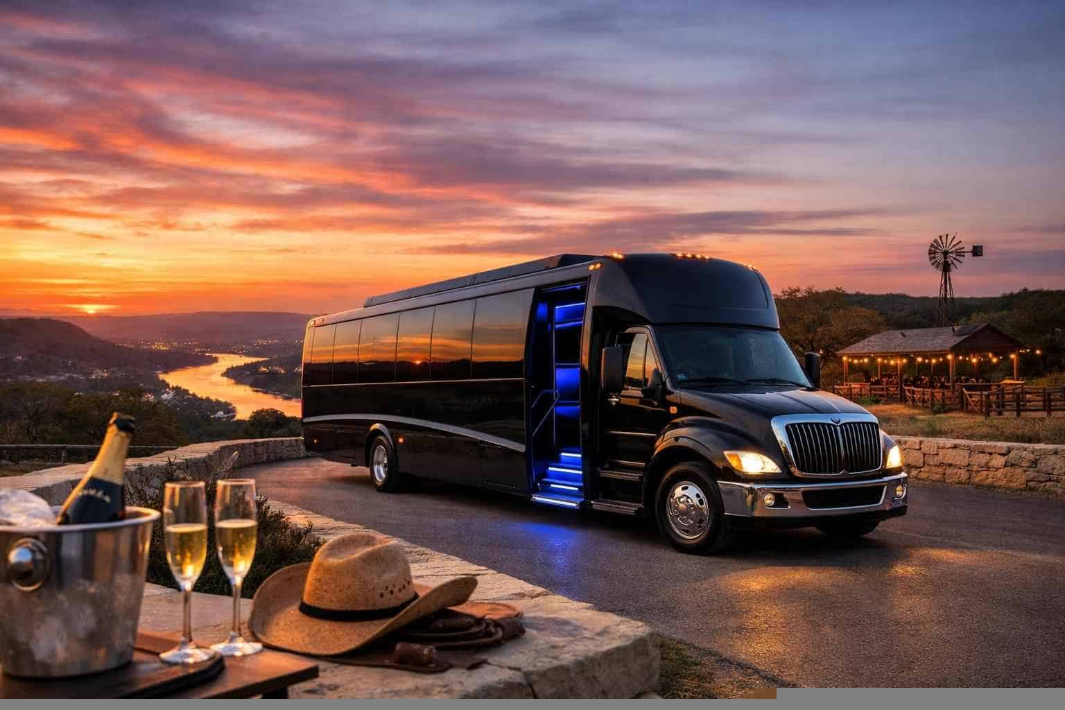 Limo Bus Rental In Sunset Valley Texas Sunset Valley Texas Limo Bus Rental