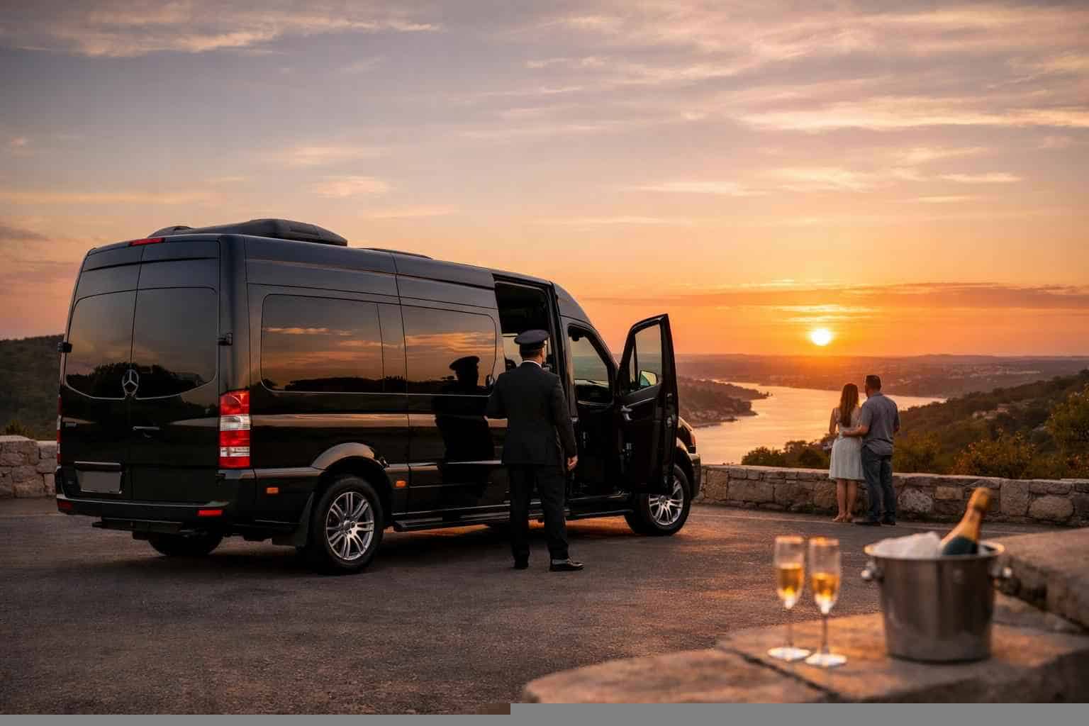 Sunset Valley Texas Sprinter Van Rental with Driver