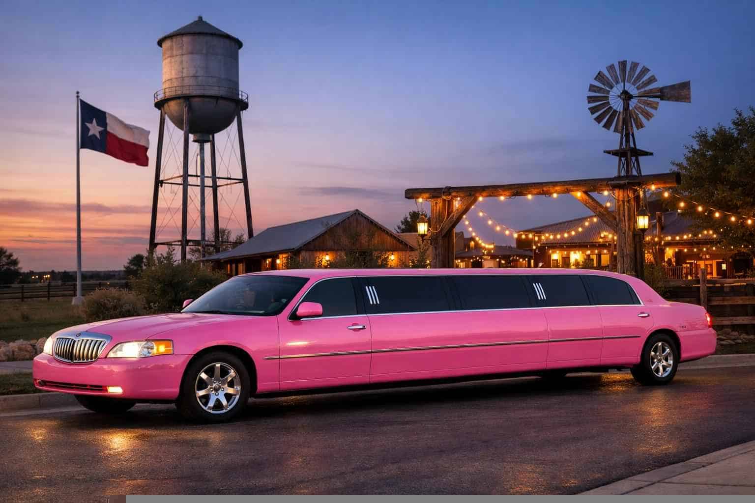 Taylor Texas Pink Limo Rental