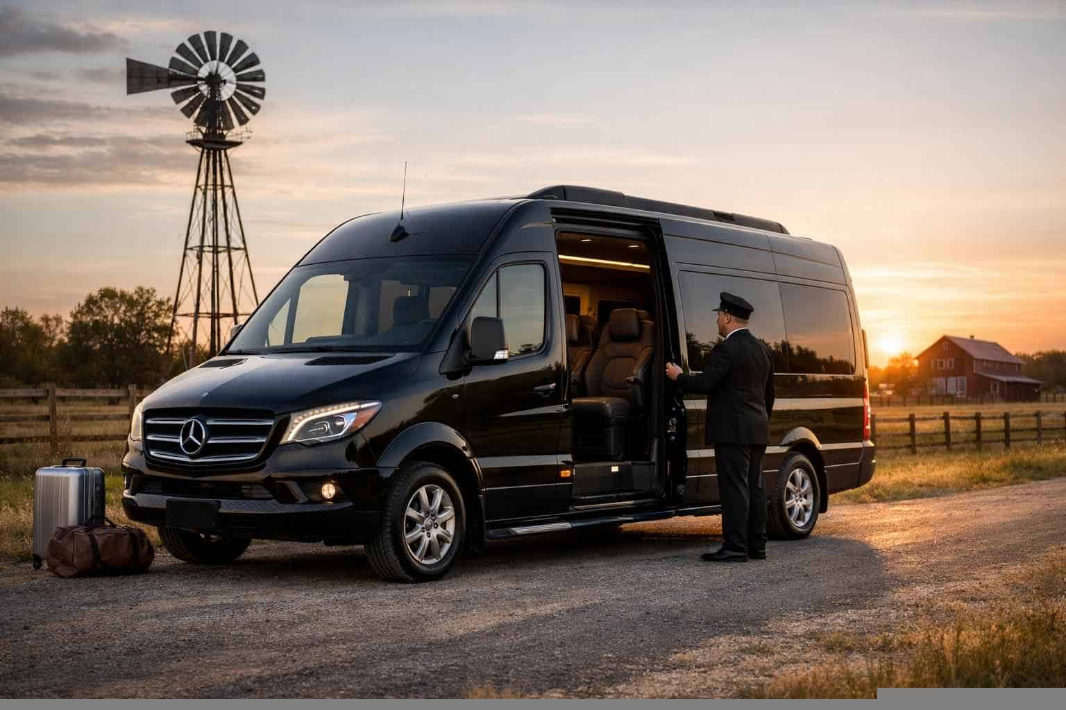 Taylor Texas Sprinter Van Rental with Driver