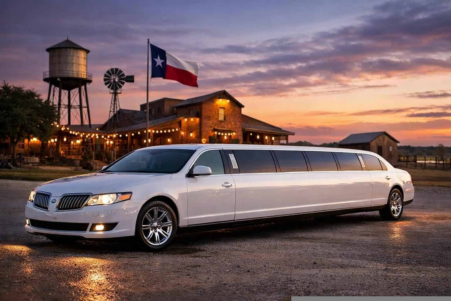 Taylor Texas White Limo Rental