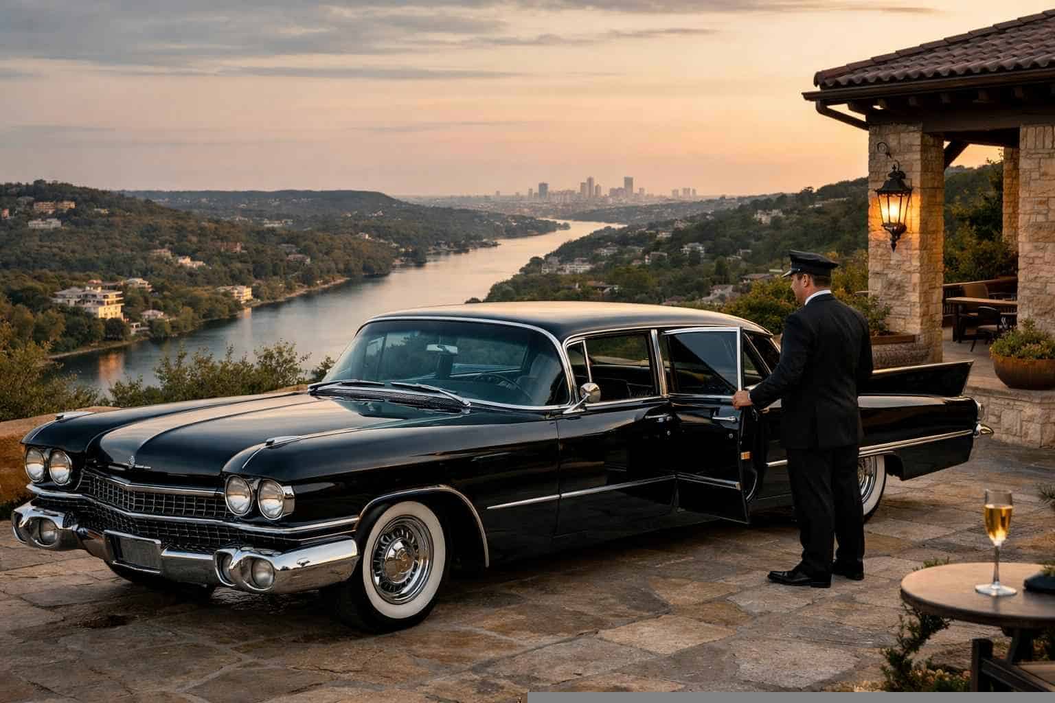 West Lake Hills Texas Classic Car Chauffeur Service