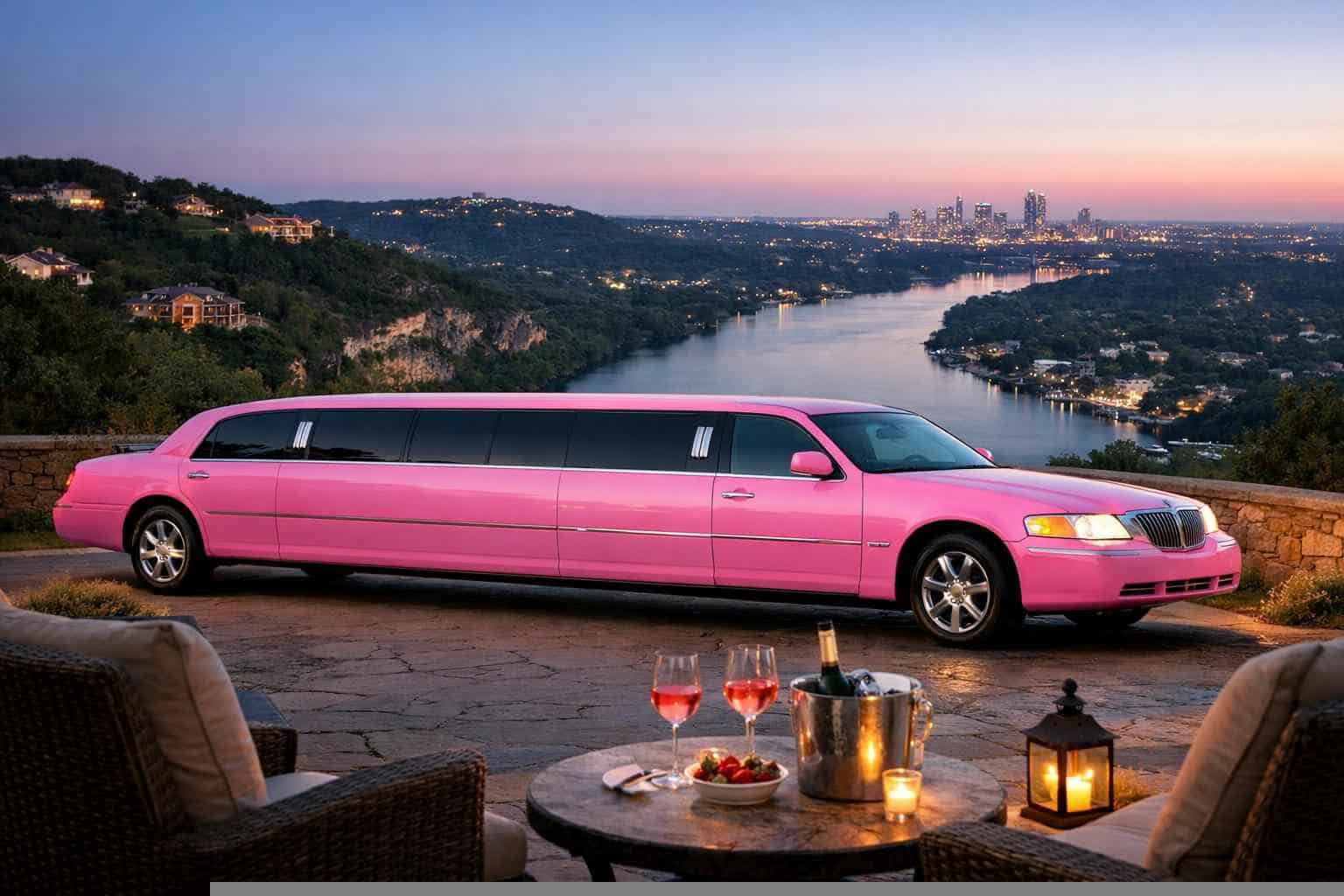 Pink Limo Rental In West Lake Hills Texas West Lake Hills Texas Pink Limo Rental