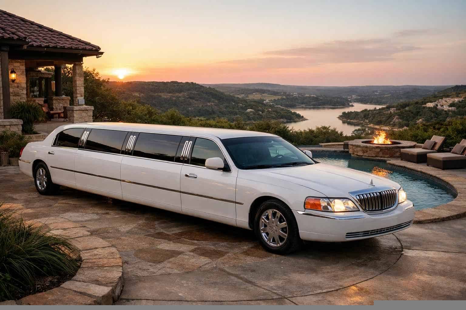 White Limo Rental In Bee Cave Texas White Limo Rental Bee Cave TX