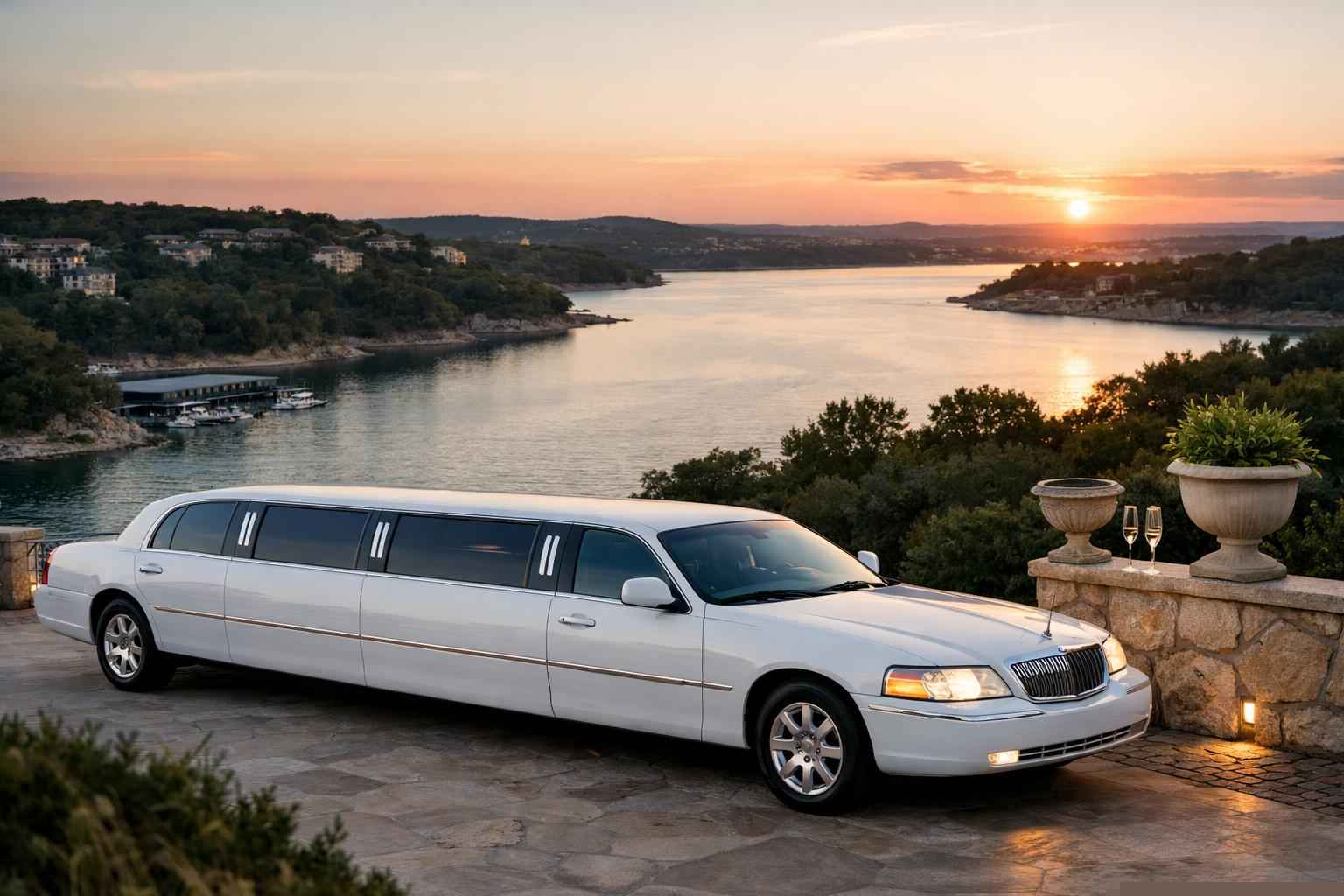 White Limo Rental Lakeway TX