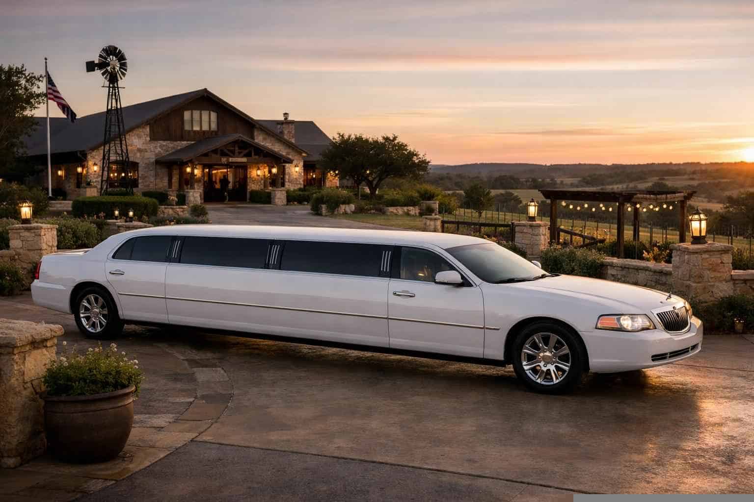 White Limo Rental Liberty Hill TX
