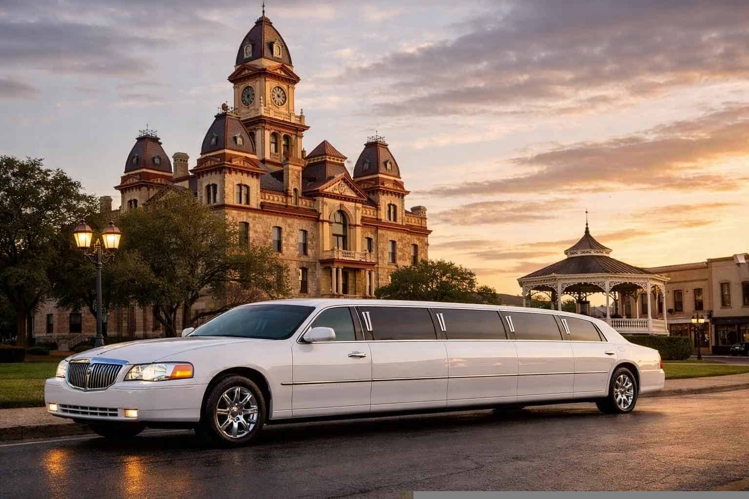 White Limo Rental In Lockhart Texas White Limo Rental Lockhart TX