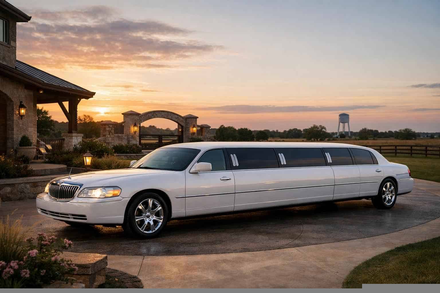 White Limo Rental Near Me Elgin TX