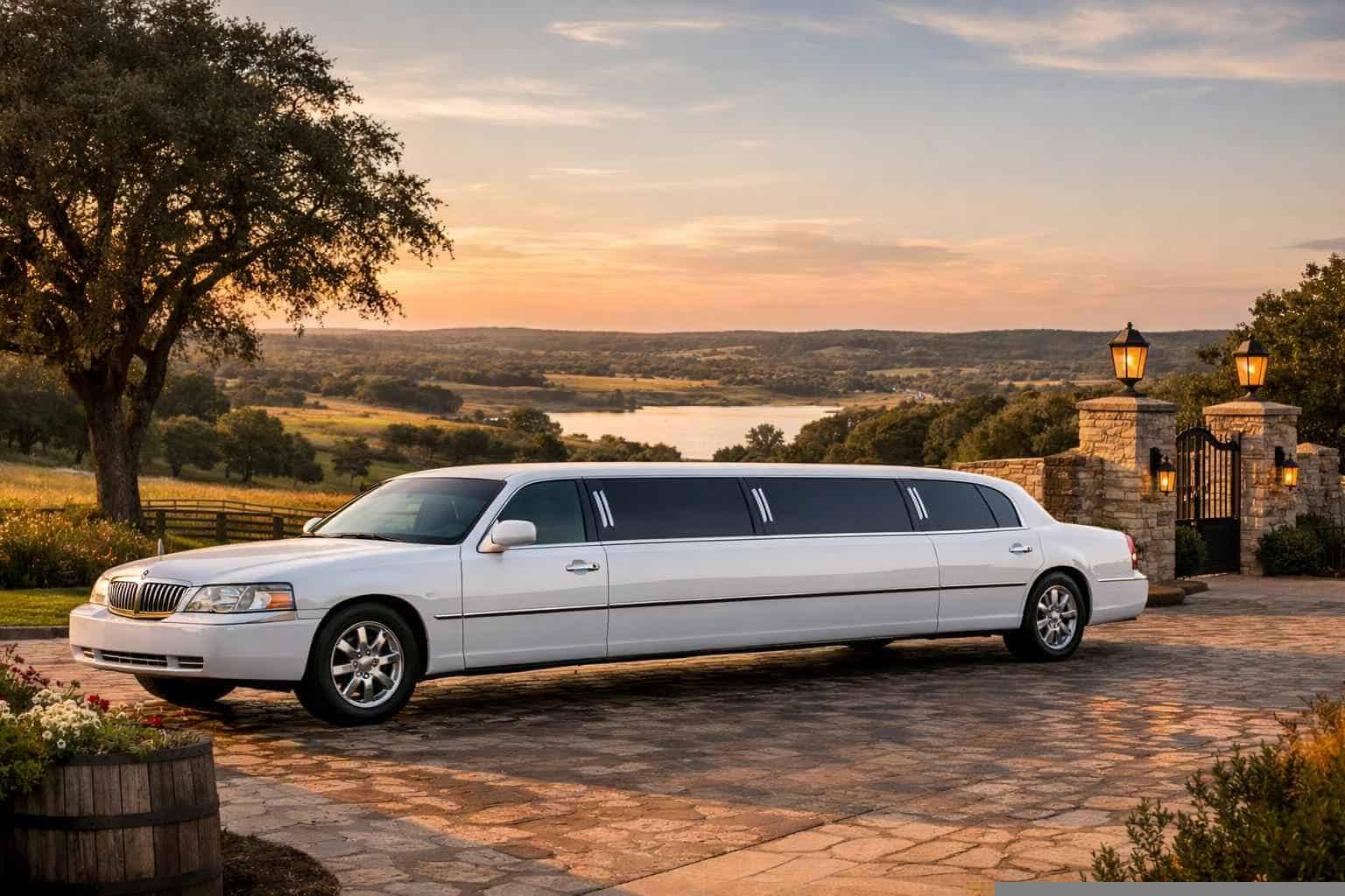 White Limo Rental Near Me Liberty Hill TX