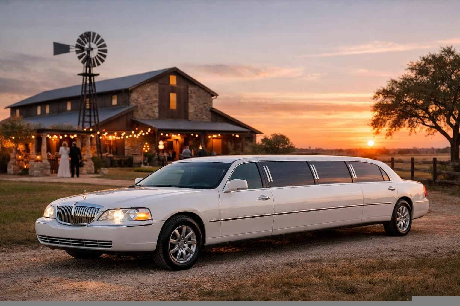 White Limo Rental Near Me Taylor TX