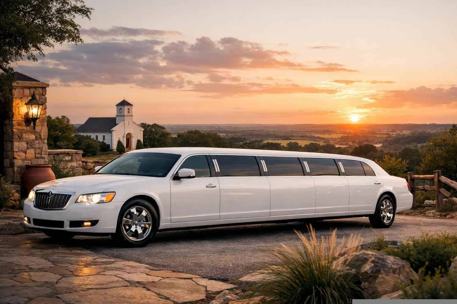White Limo Rental Services in Liberty Hill Texas