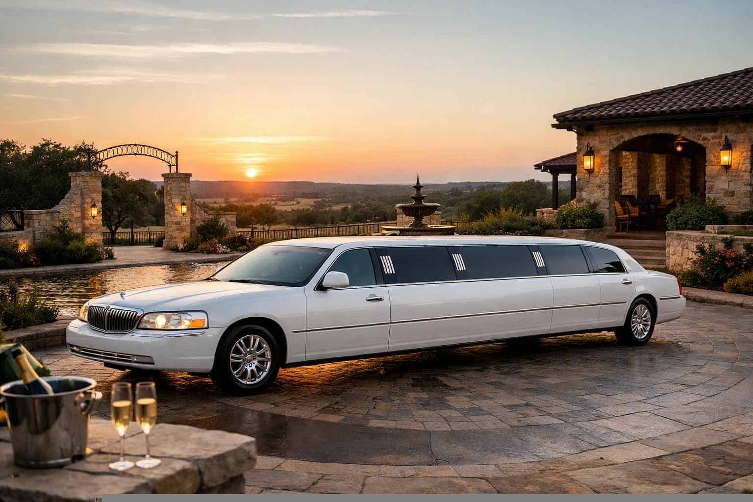 White Limo Service Liberty Hill TX