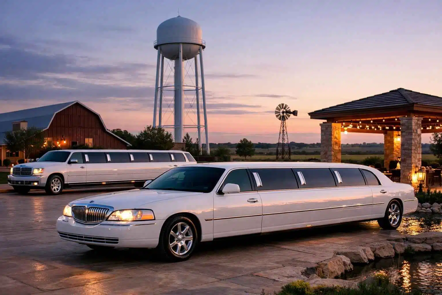White Limousines in Hutto Texas