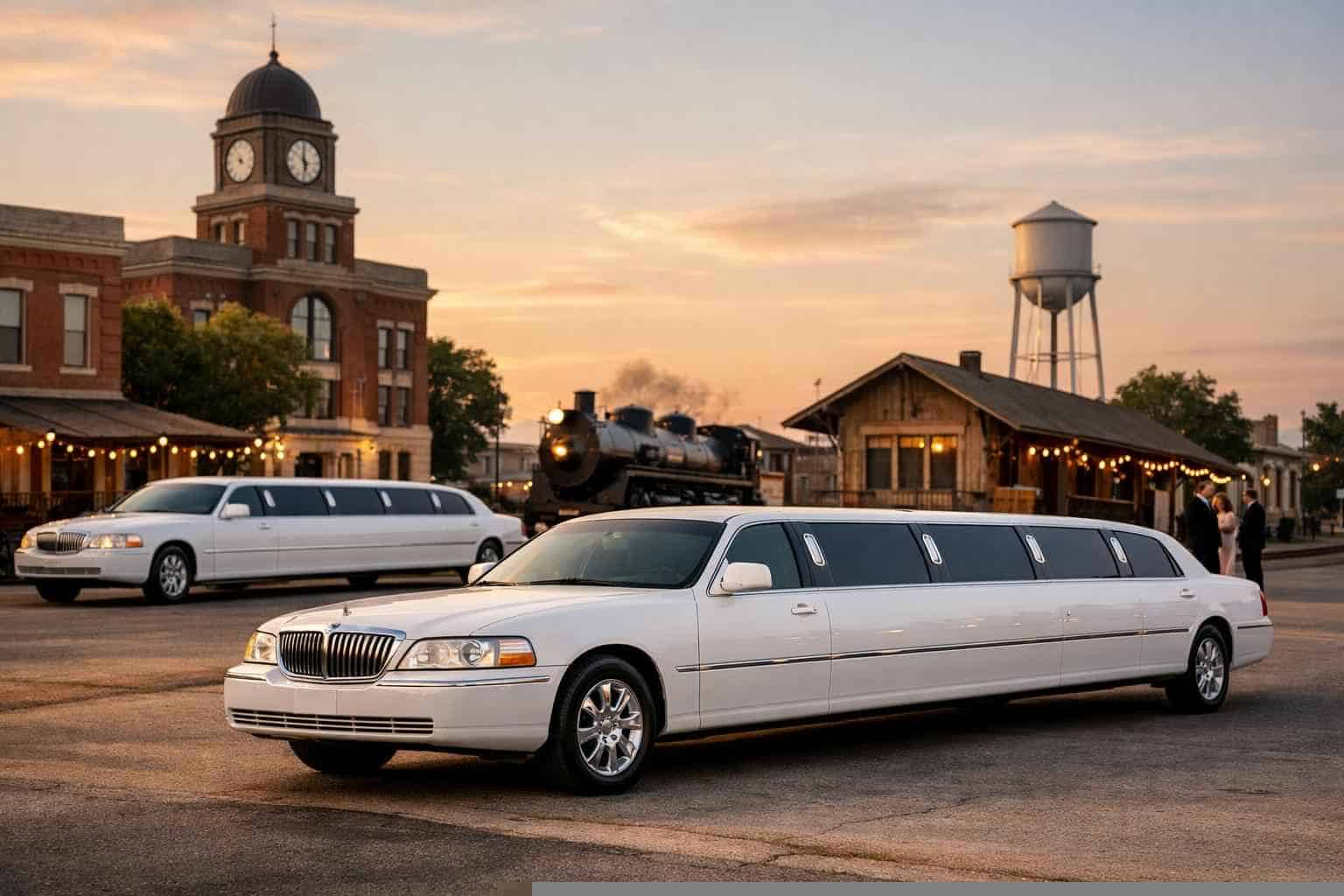White Limousines in Taylor Texas