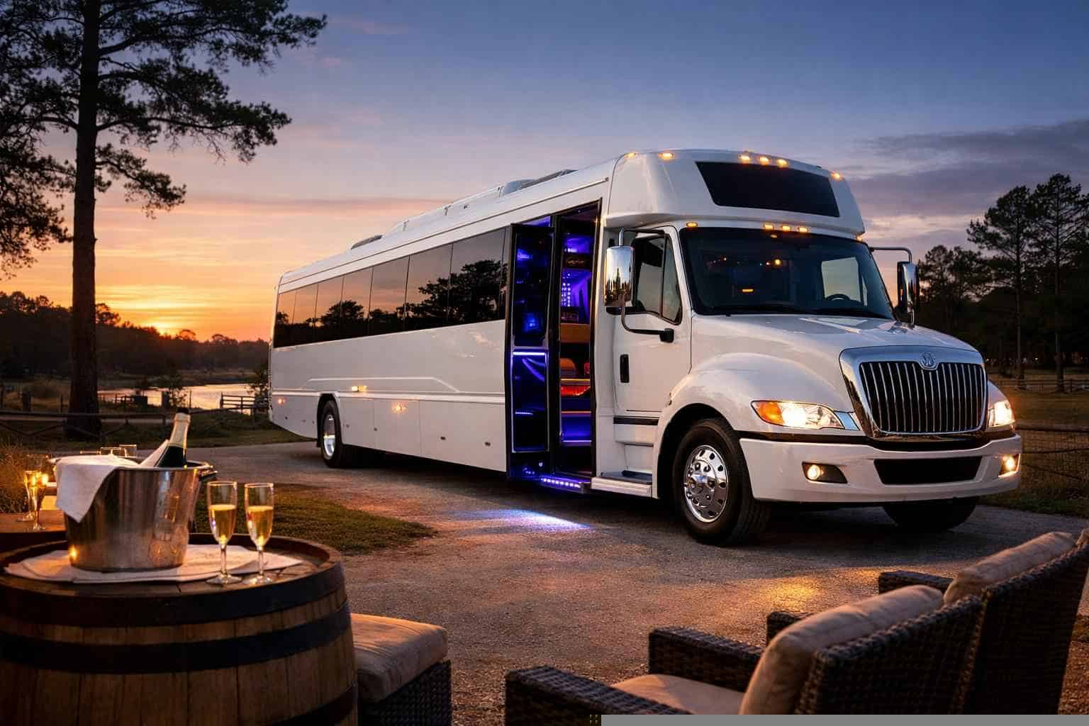 White Party Bus Service Bastrop TX