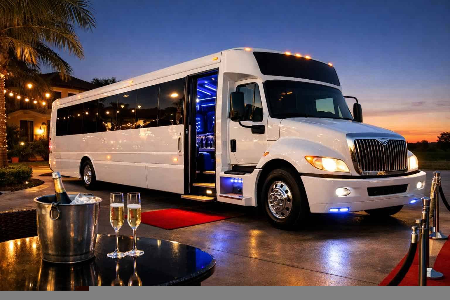 White Party Bus Service Elgin TX