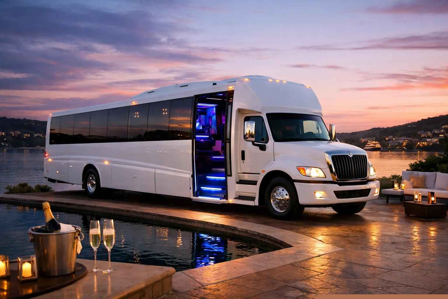 White Party Bus Service Lakeway TX