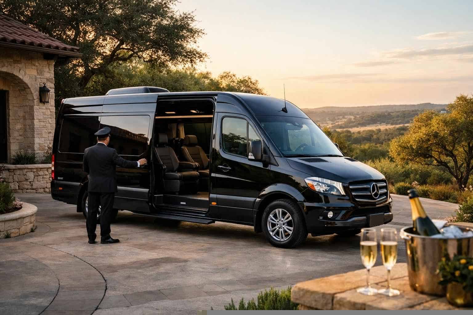 Luxury Passenger Van with Driver in Leander Texas